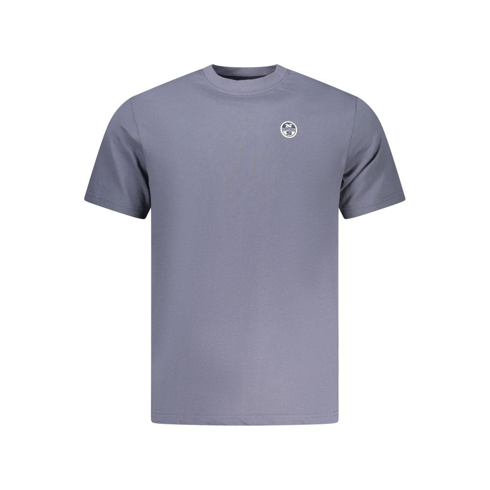 North Sails Blue Cotton Men's T-Shirt