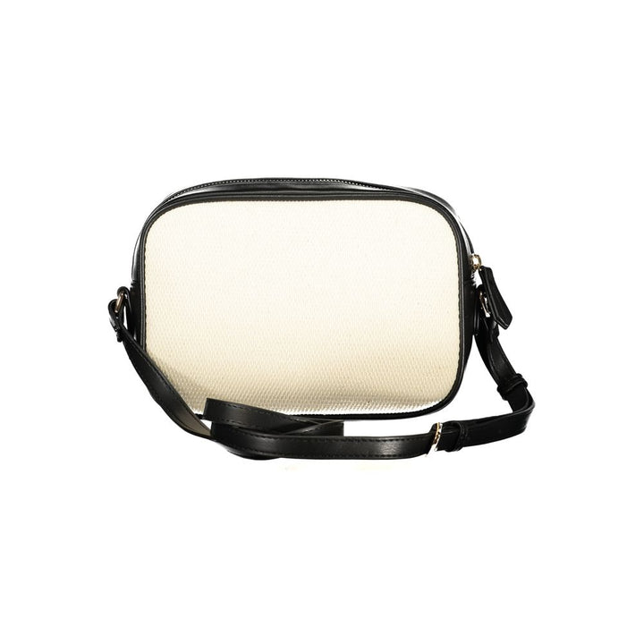 Mario Valentino Beige Cotton Women Shoulder Bag