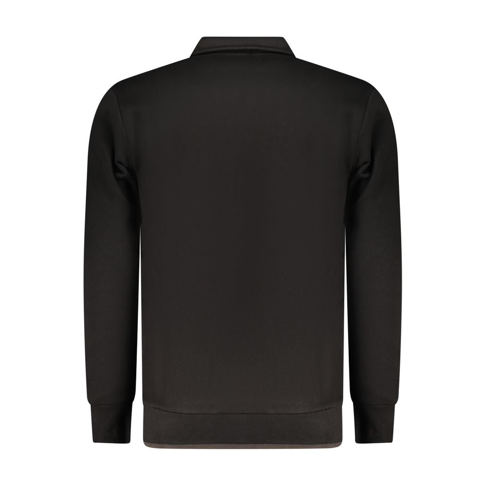 Rifle Nero Cotton Men Polo Shirt