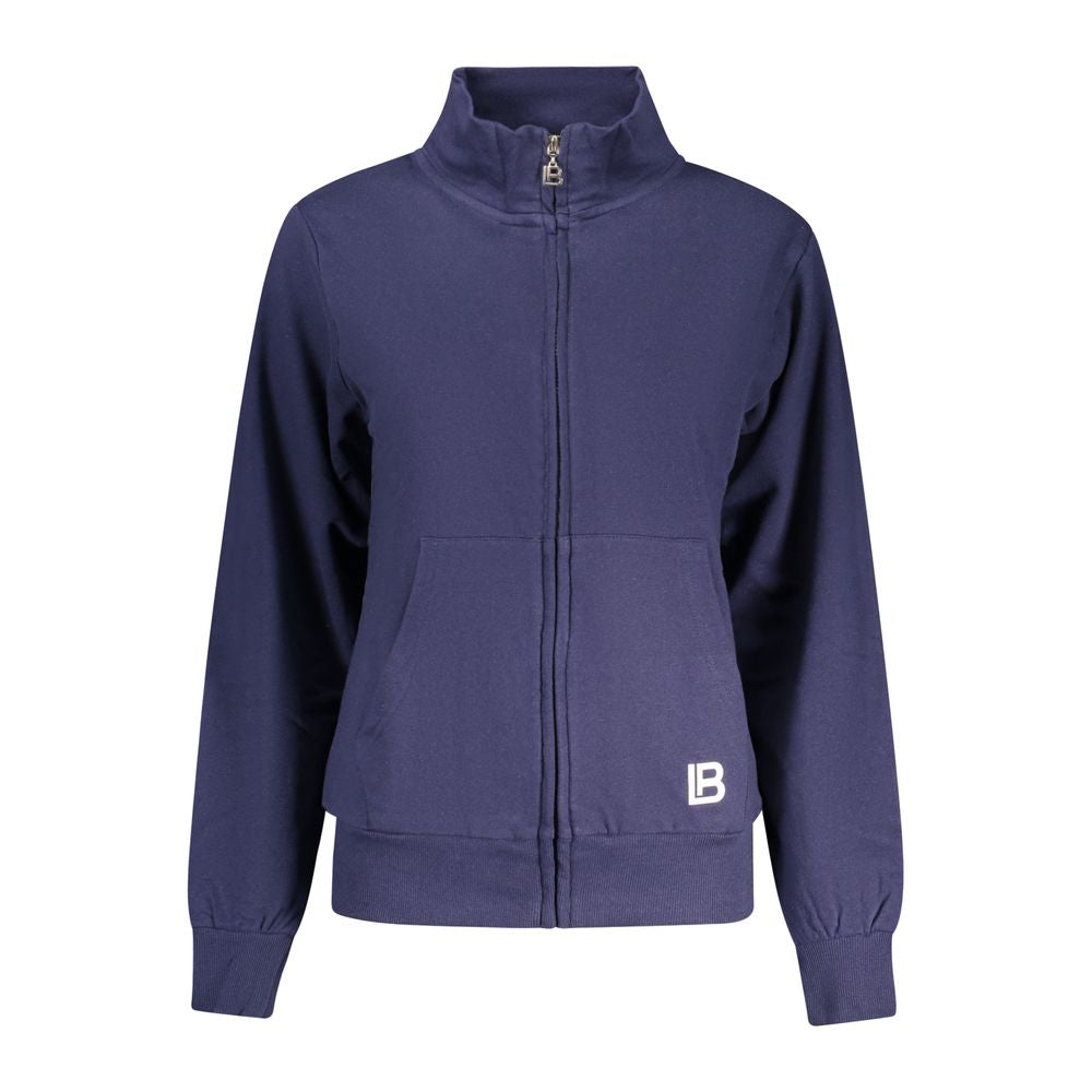 Laura Biagiotti Blu Cotton Women Sweatshirt