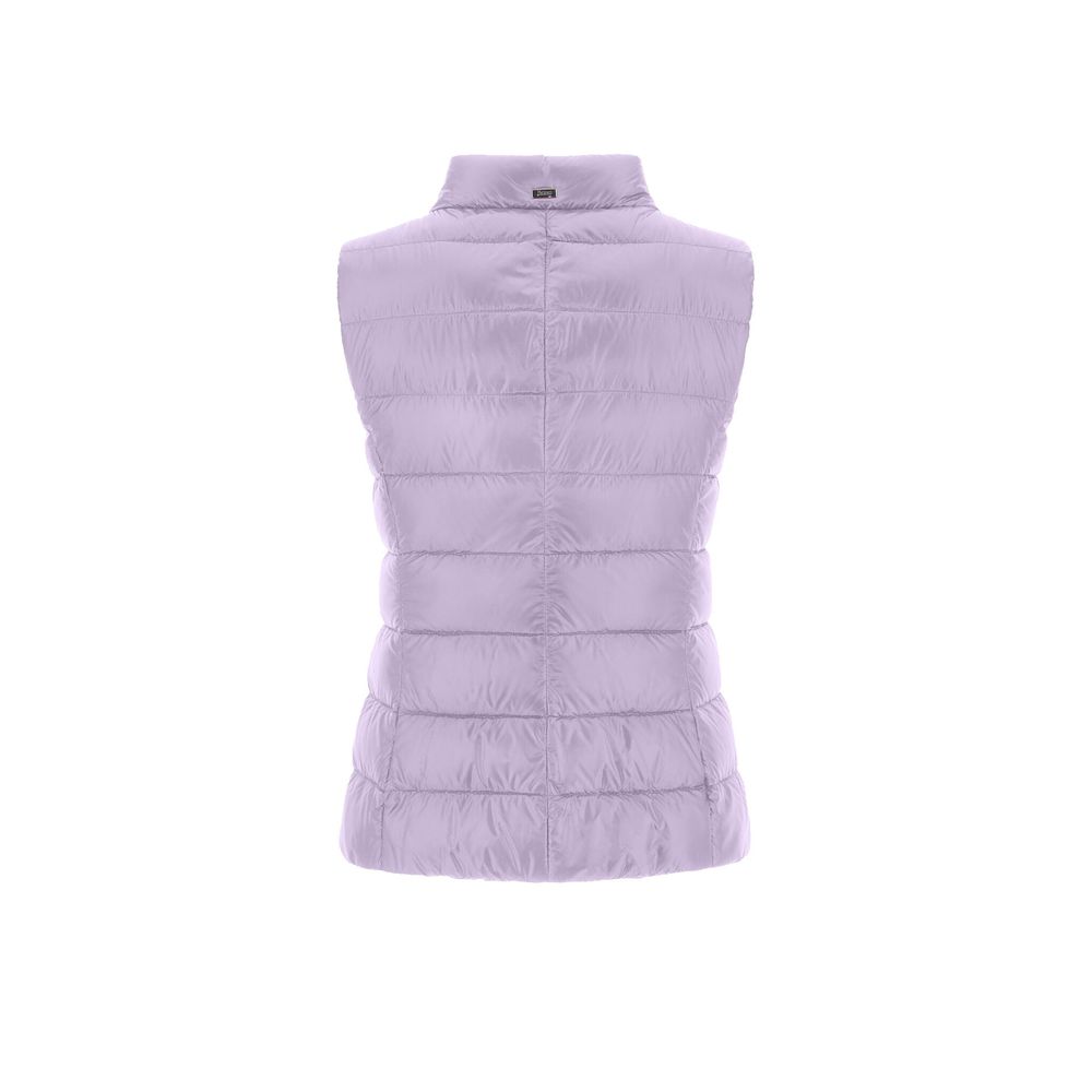 Herno Purple Polyamide Sleveless Jacket