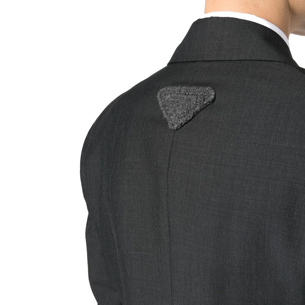 Prada Gray Wool Coat