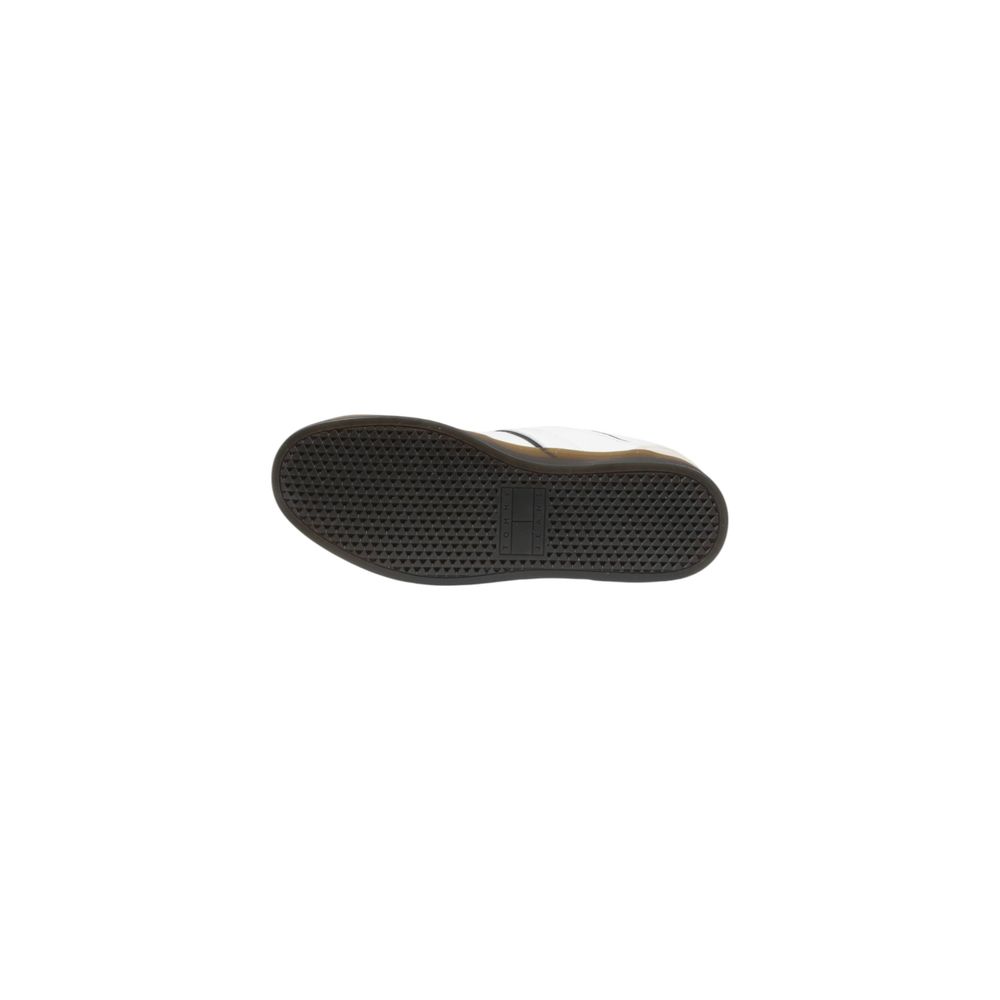 Tommy Hilfiger Jeans Black Leather Low Top Sneakers