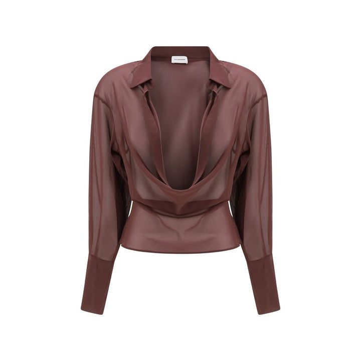 The Andamane Multicolor Silk Blouse