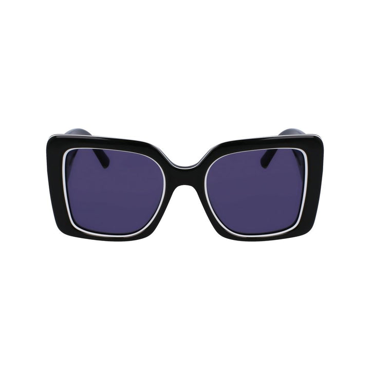 Karl Lagerfeld Black Acetate Sunglasses
