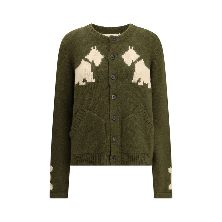 Baziszt Bicolor Alpaca Vicugna Pacos Cardigan