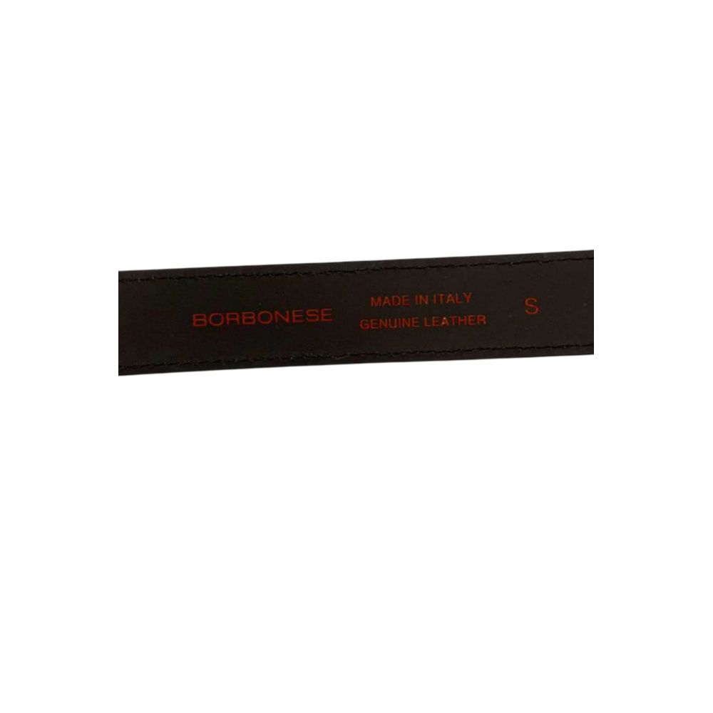 Borbonese Red Genuine Leather Women's Belt