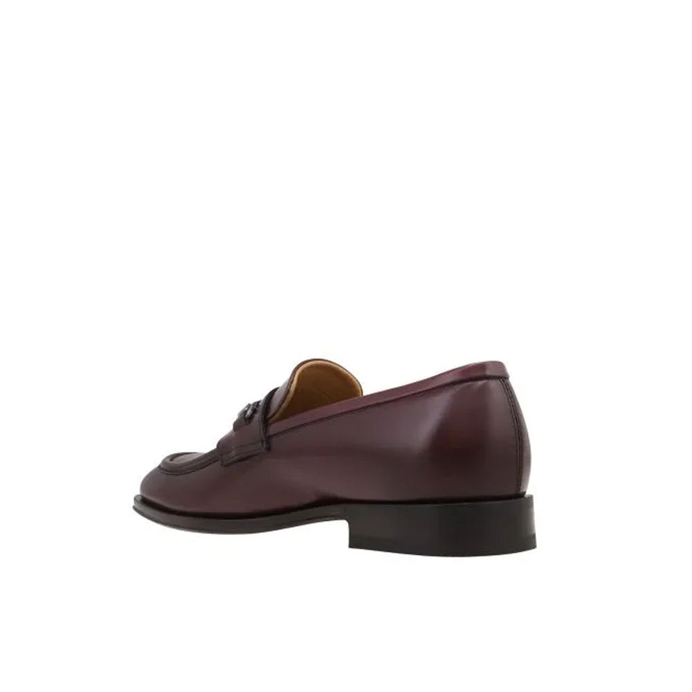 Salvatore Ferragamo Multicolor Calfskin Slip-On Loafers