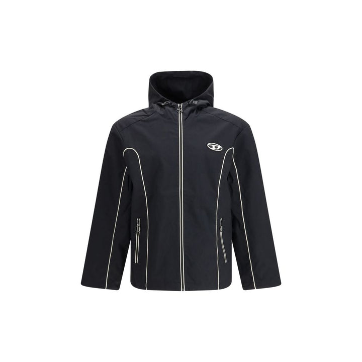Diesel Black Polyamide Shell Jacket