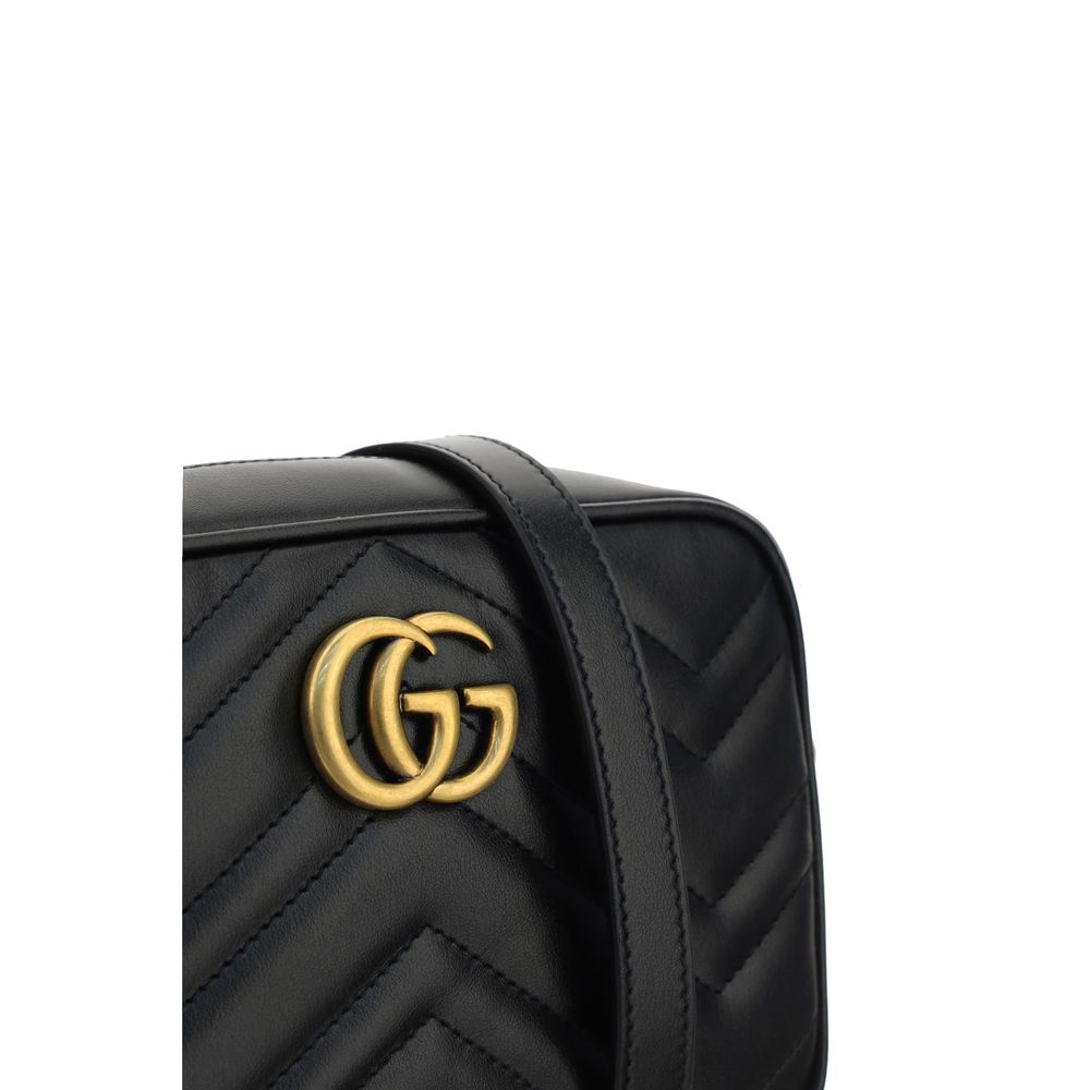 Gucci Black Calf Leather Bos Taurus Shoulder Bag