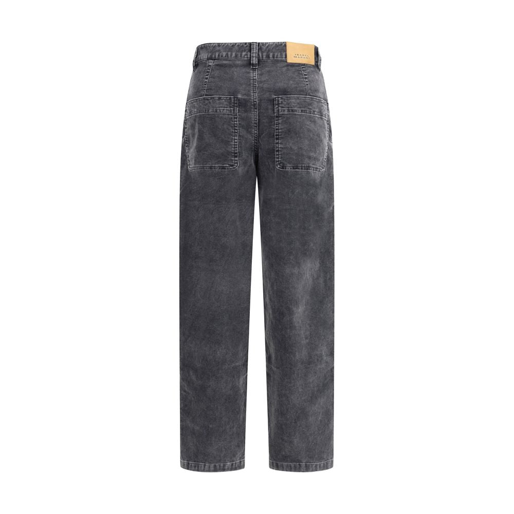 Marant Etoile Black Cotton Casual Pants