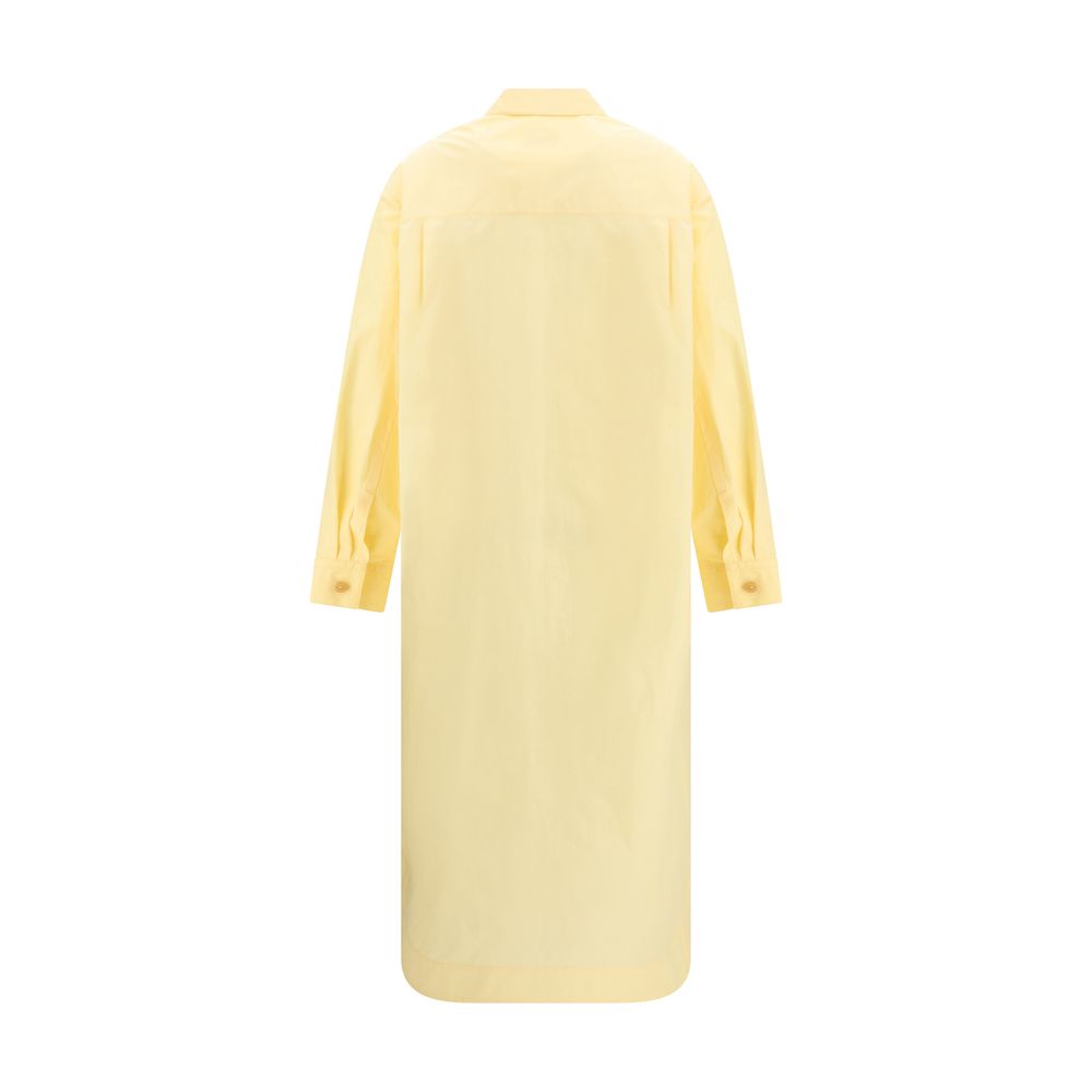 Khaite Bicolor Cotton Casual Dress