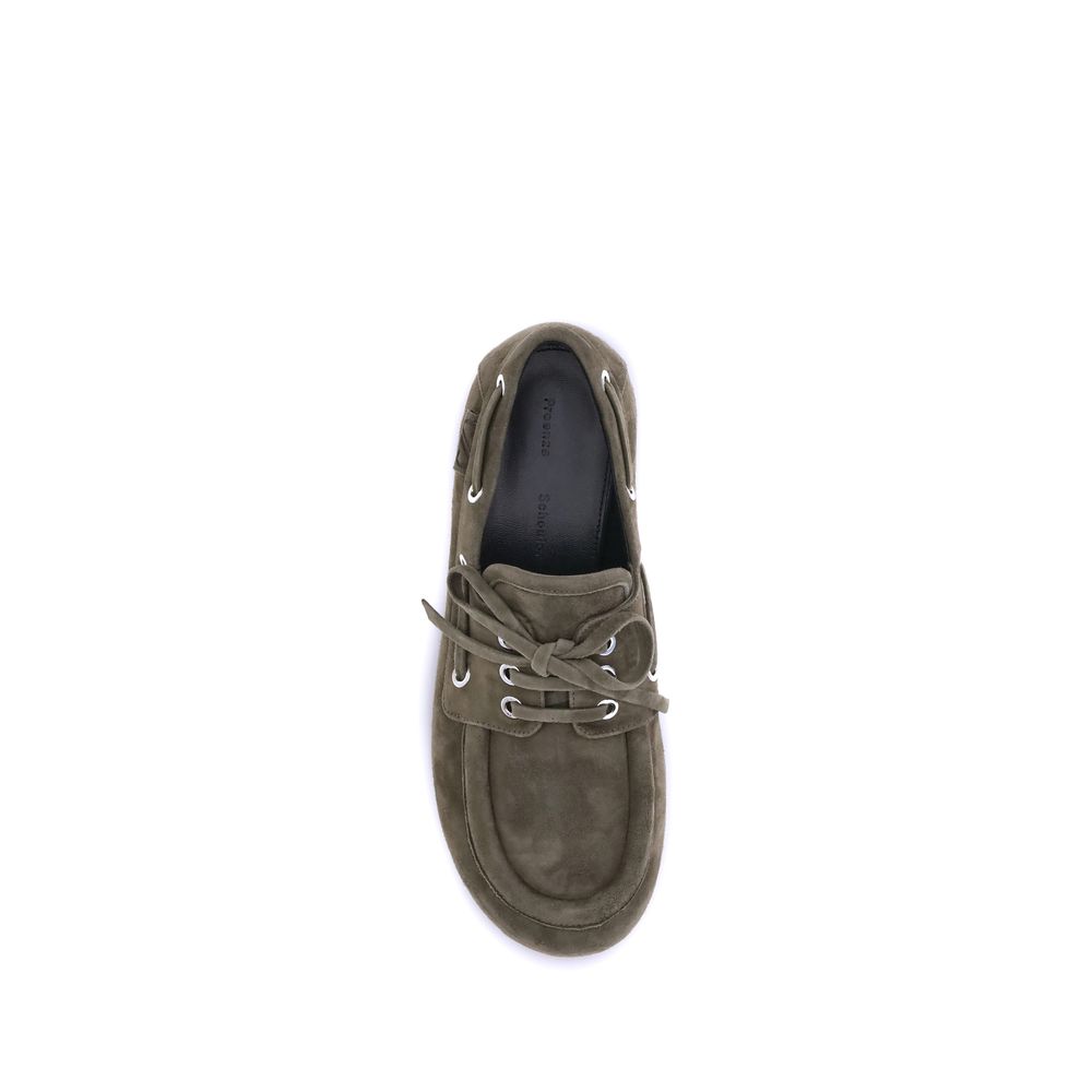 Proenza Schouler Beige Goatskin Slip-On Loafers