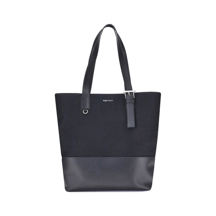 Alexander McQueen Black Fabric Shoulder Bag