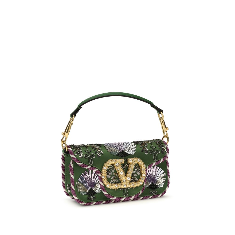 Valentino Garavani Multicolor Silk Shoulder Bag
