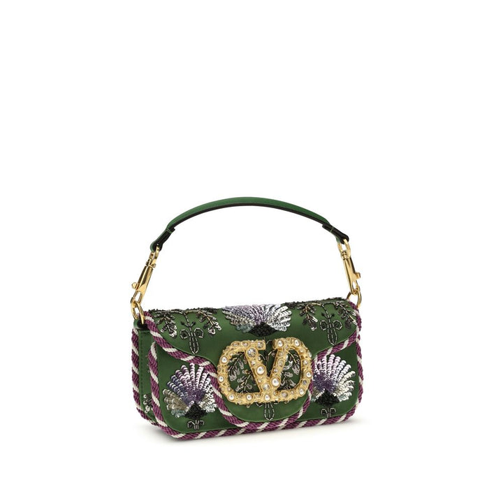 Valentino Garavani Multicolor Silk Shoulder Bag