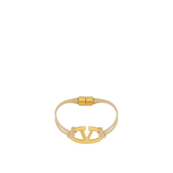 Valentino Garavani Beige Cotton Bracelet