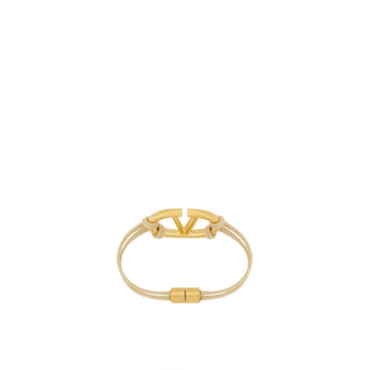 Valentino Garavani Beige Cotton Bracelet