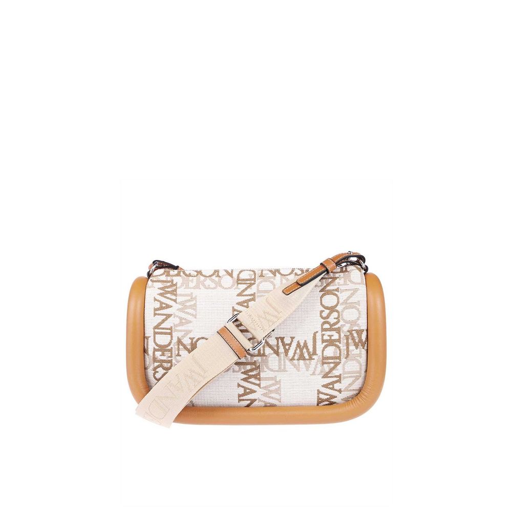 Jw Anderson Brown Canvas Shoulder Bag
