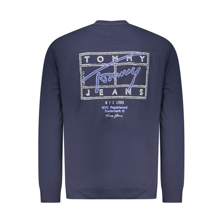 Tommy Hilfiger Blue Cotton Men Sweatshirt
