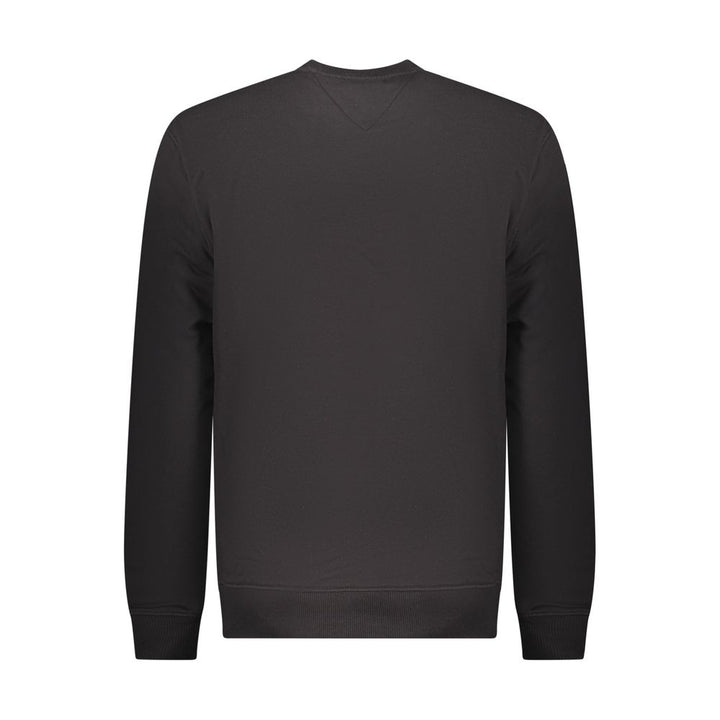 Tommy Hilfiger Black Cotton Men Sweatshirt