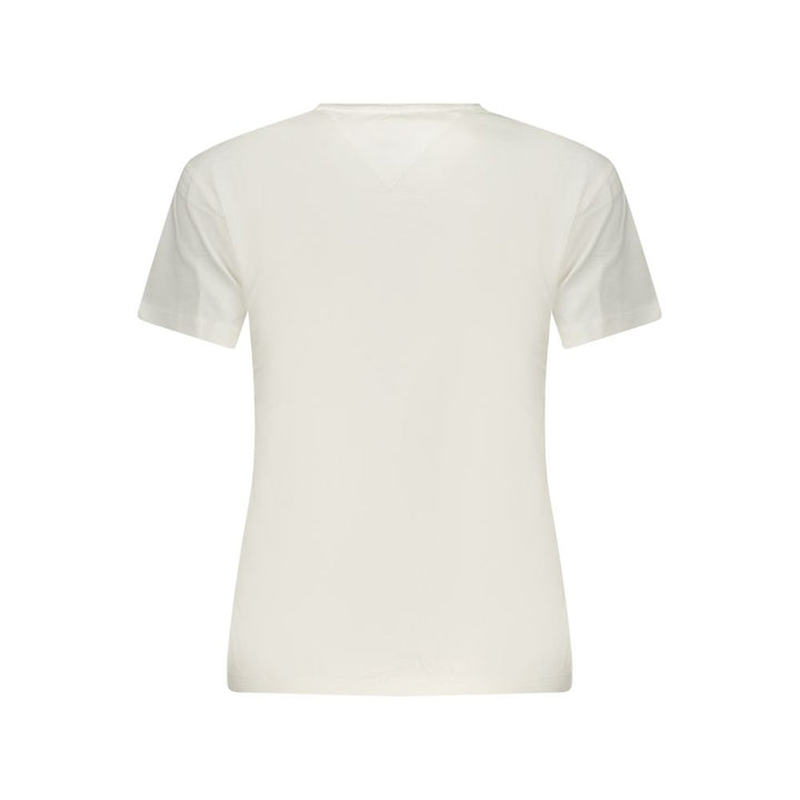 Tommy Hilfiger White Cotton Women T-Shirt