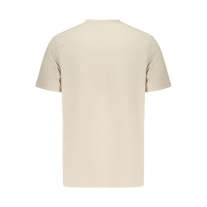 Hugo Boss Beige Cotton Men T-Shirt