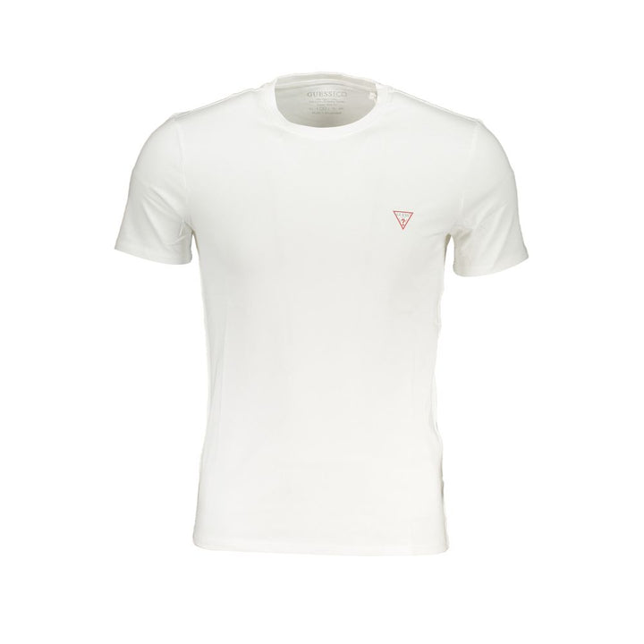 Guess Jeans White Organic Cotton Men's T-Shirt