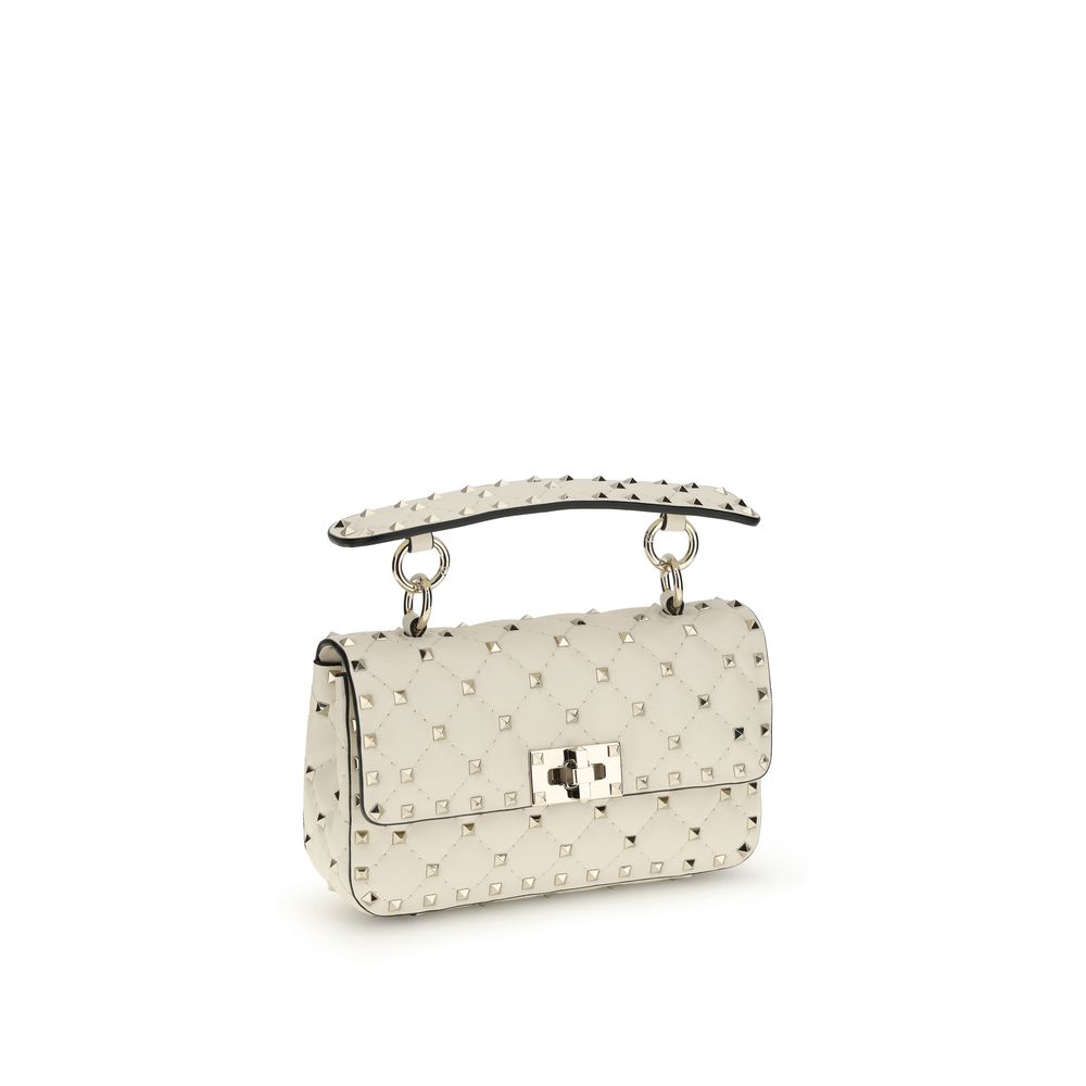 Valentino Garavani Beige Calf Leather Bos Taurus Handbag
