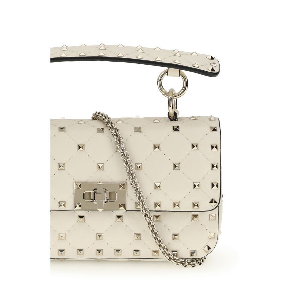 Valentino Garavani Beige Calf Leather Bos Taurus Handbag