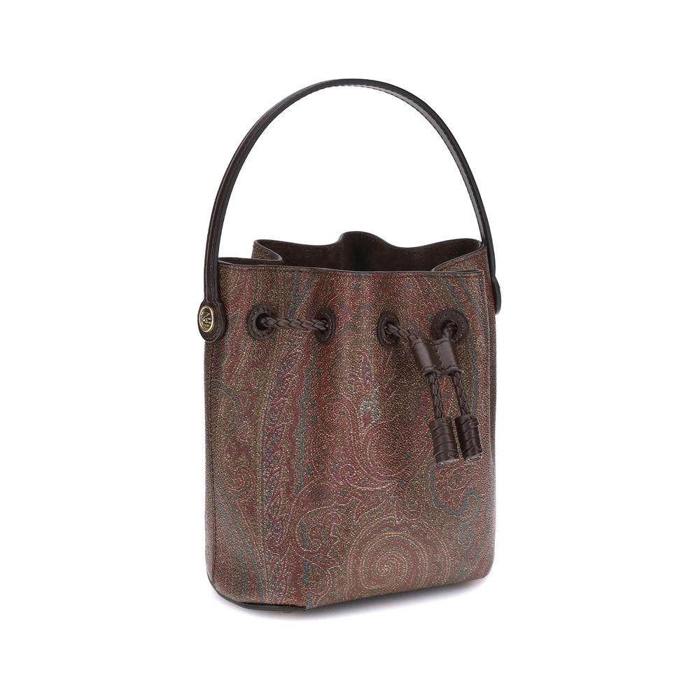 Etro Multicolor Cotton Backet Bag
