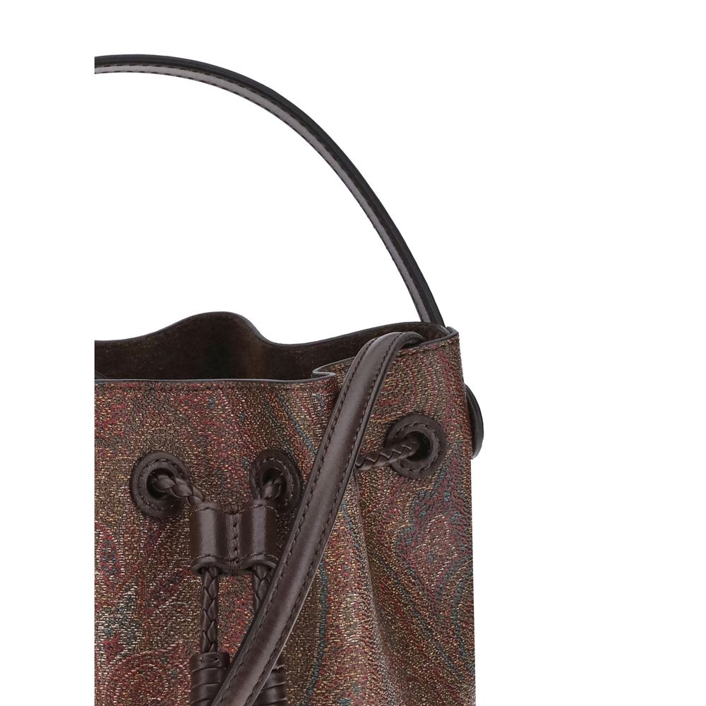 Etro Multicolor Cotton Backet Bag