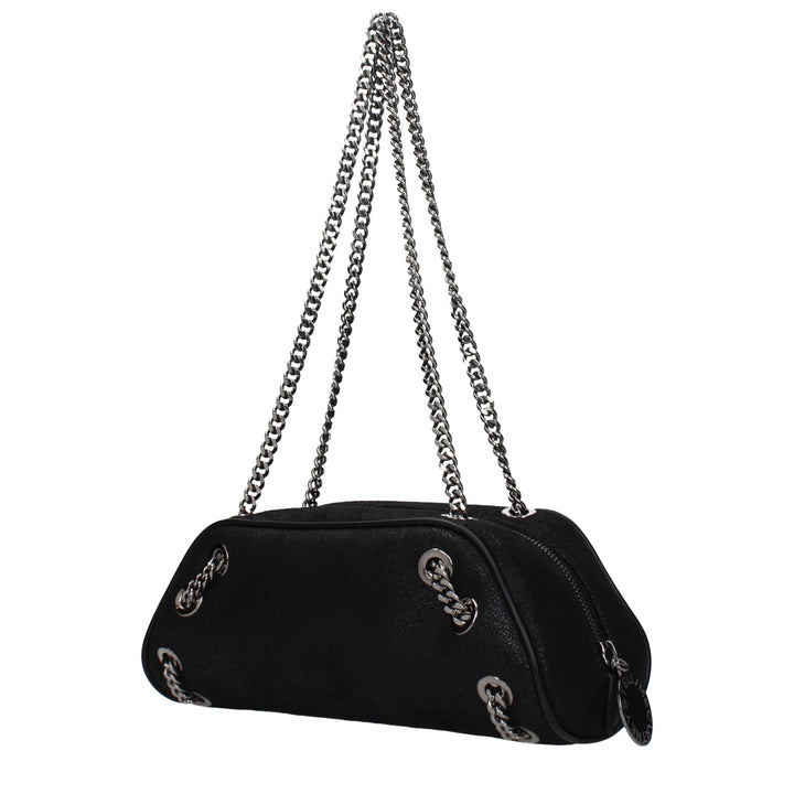 Stella McCartney Black Leather Shoulder Bag