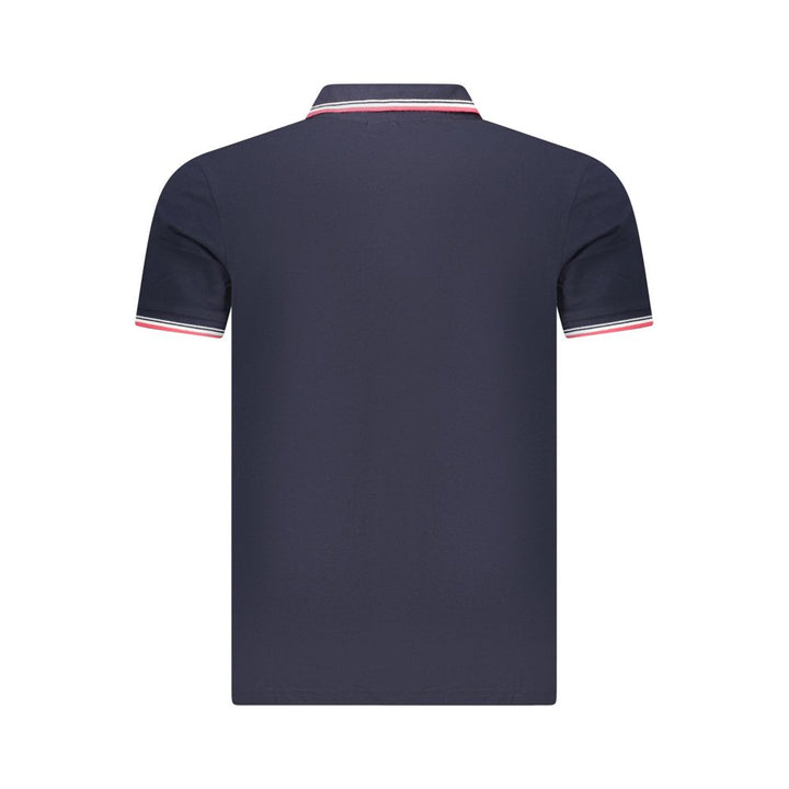 North Sails Blue Cotton Men Polo Shirt