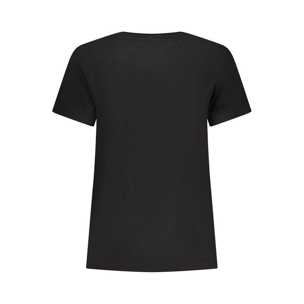 Guess Jeans Nero Cotton Women T-Shirt