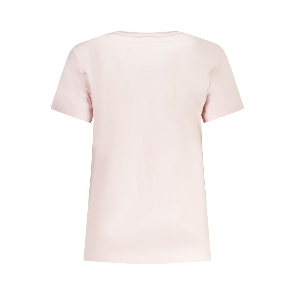 Guess Jeans Pink Organic Cotton Women T-Shirt