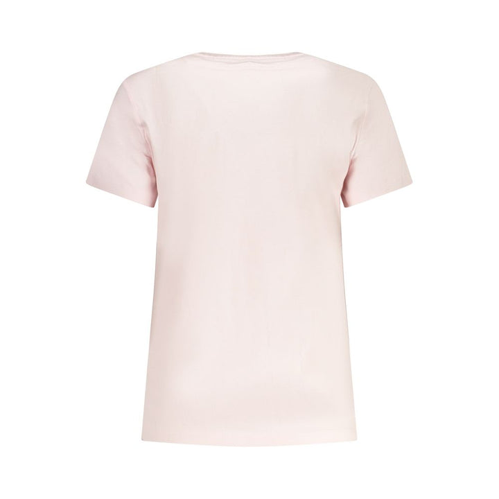 Guess Jeans Pink Organic Cotton Women T-Shirt