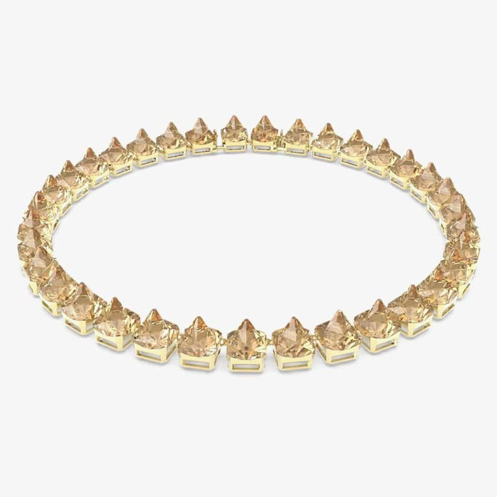 Swarovski Gold Stainless Steel Necklace