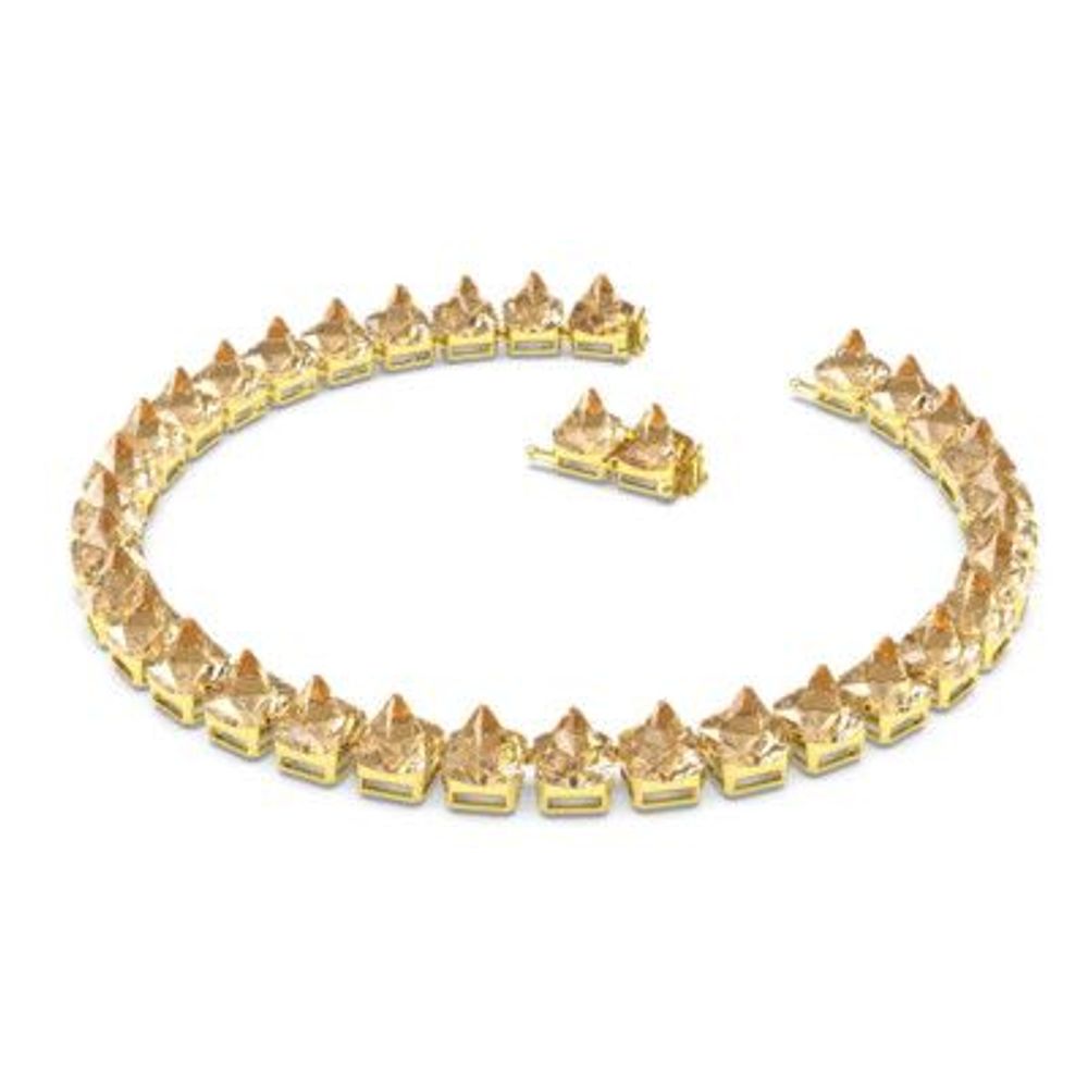 Swarovski Gold Stainless Steel Necklace