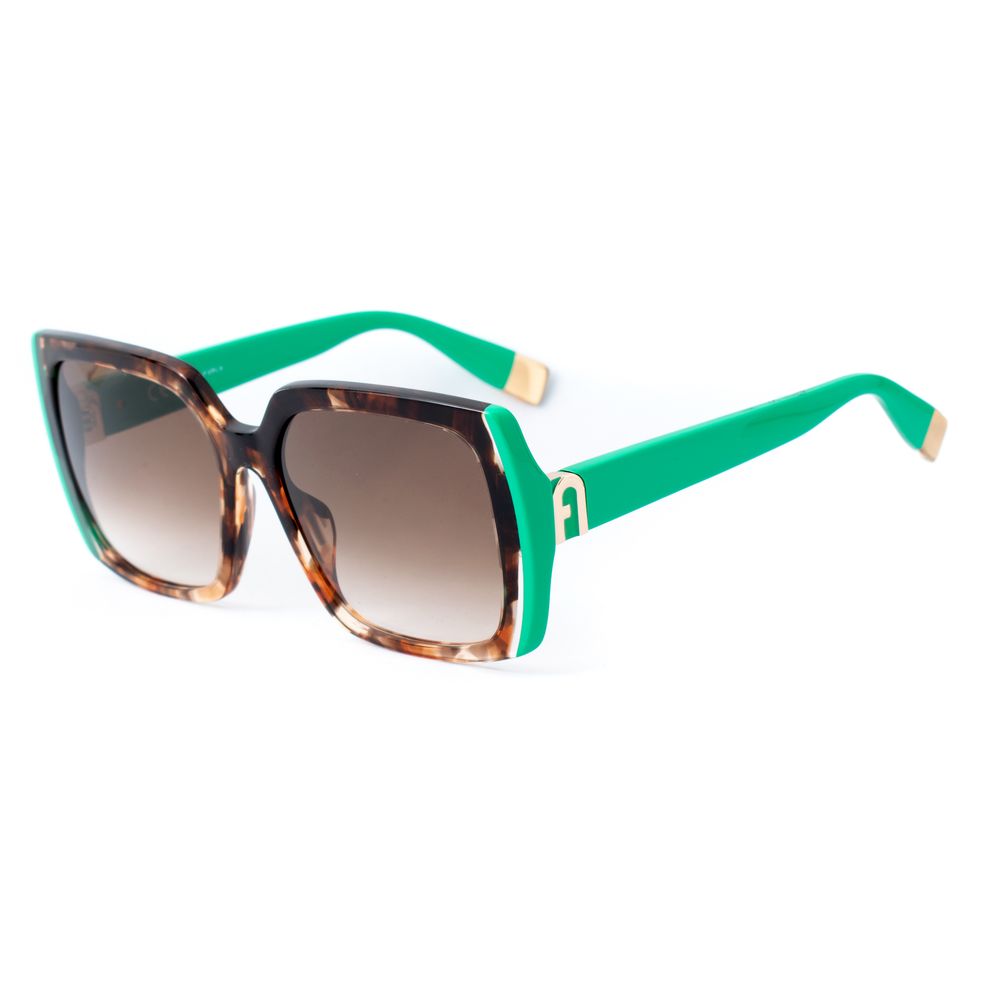 Furla Brown Acetate Sunglasses