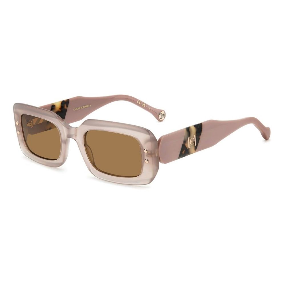 Carolina Herrera Orange Acetate Sunglasses