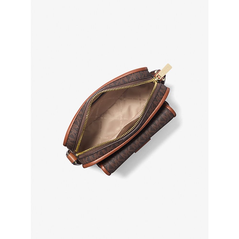 Michael Kors Brown Leather Crossbody Bag