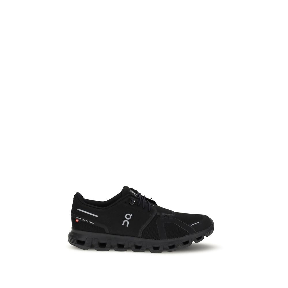 ON Black Polyurethane Athletic Sneakers