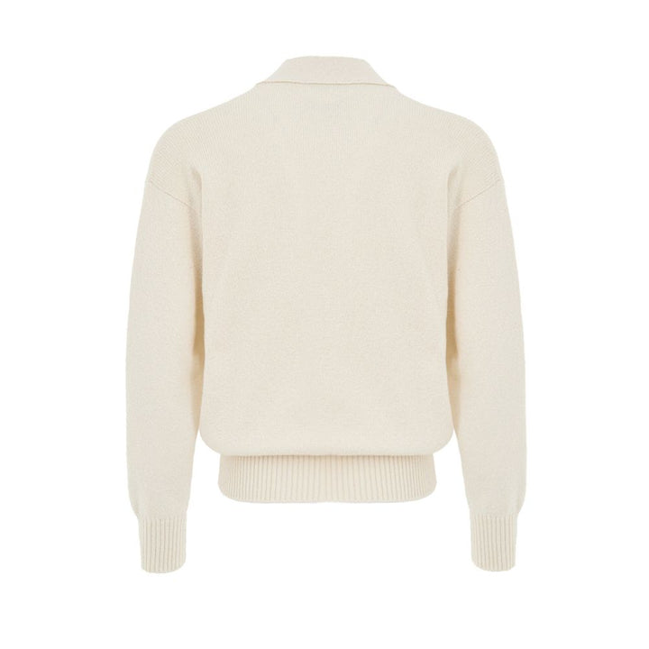 Gran Sasso White Cotton Cardigan