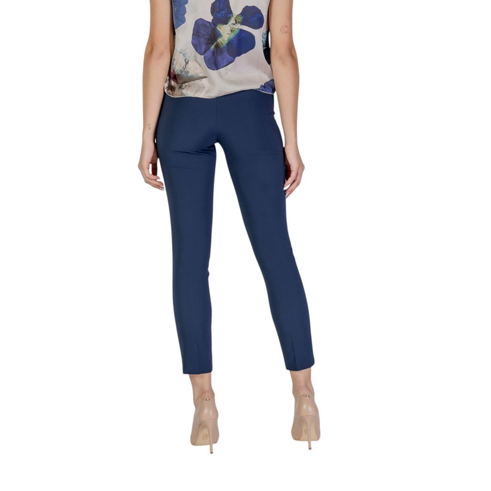 Rinascimento Blue Polyester Dress Pants