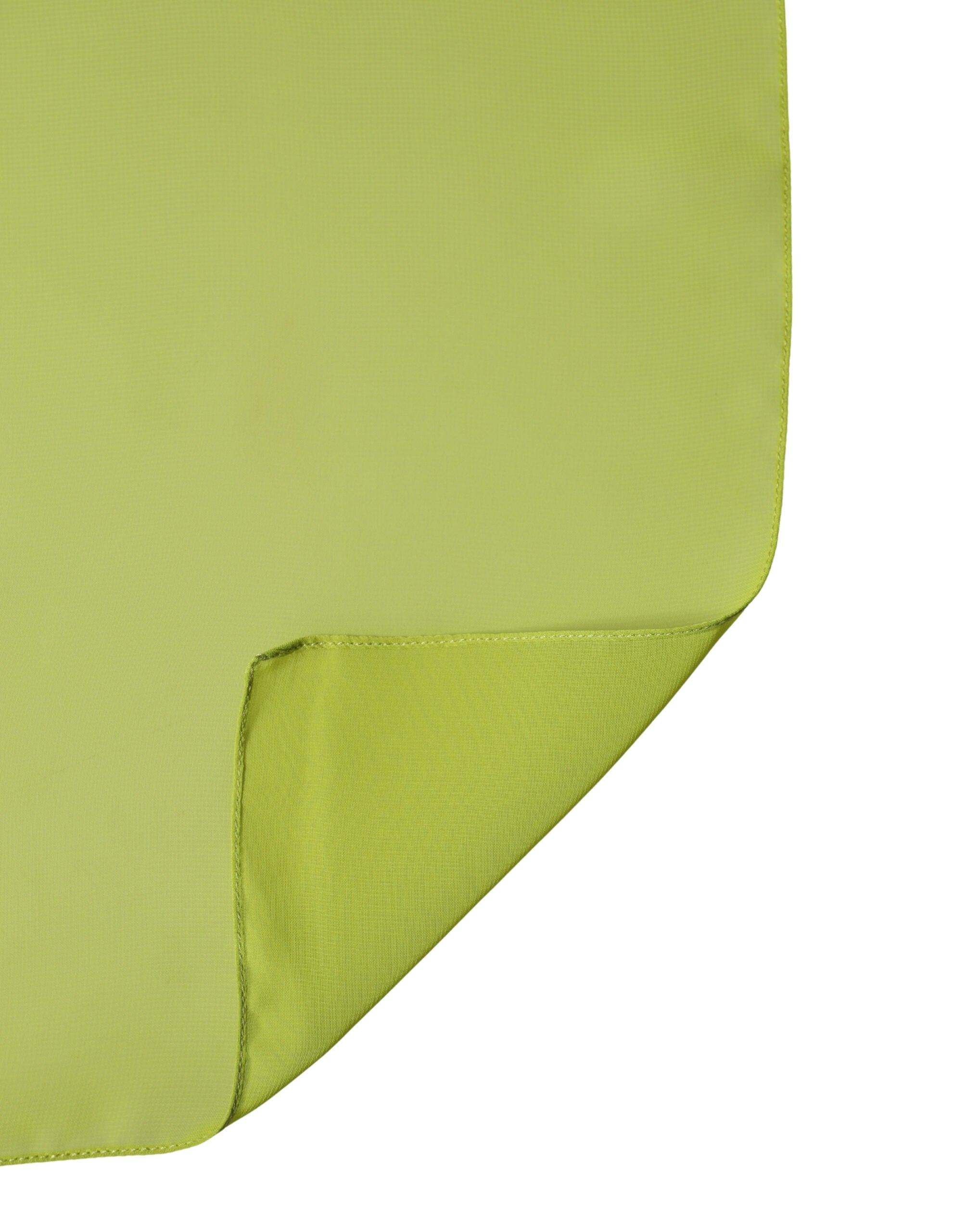 Dolce & Gabbana Yellow Green Neck Wrap Shawl Foulard 131cm x 99.5cm Scarf