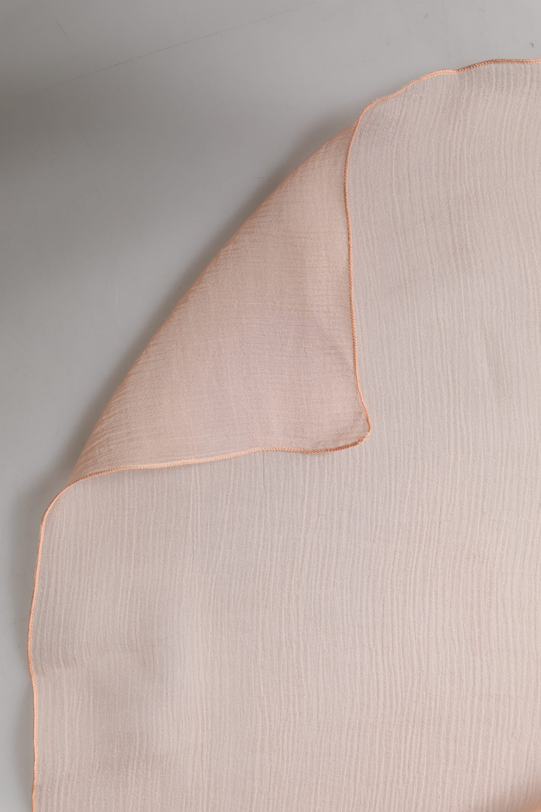 Dolce & Gabbana Peach Silk Square Foulard Neck Wrap 64.5cm x 62.5cm Scarf