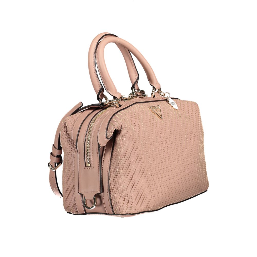 Guess Jeans Rosa Poliuretano Women Handbag