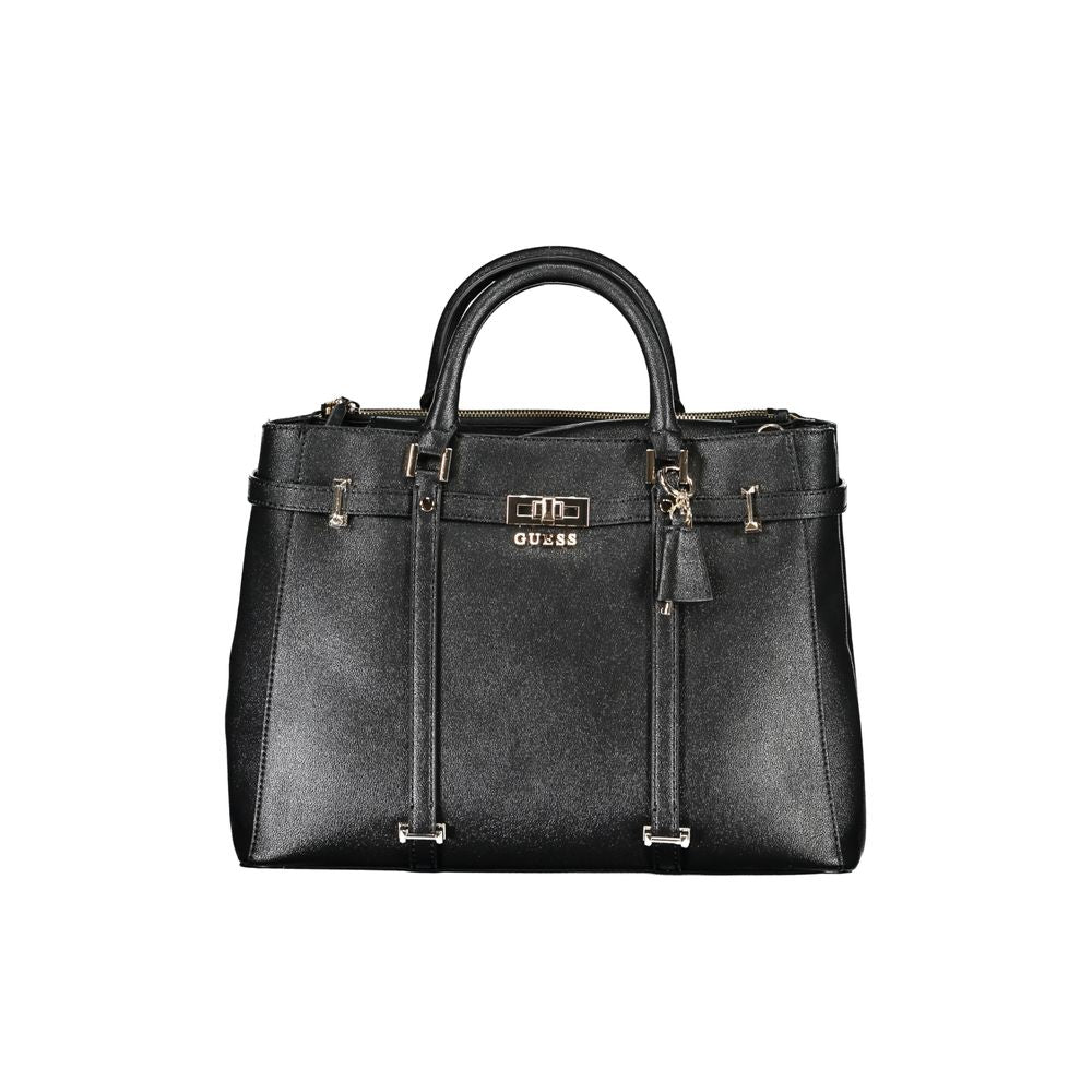 Guess Jeans Black Polyurethane Women Handbag