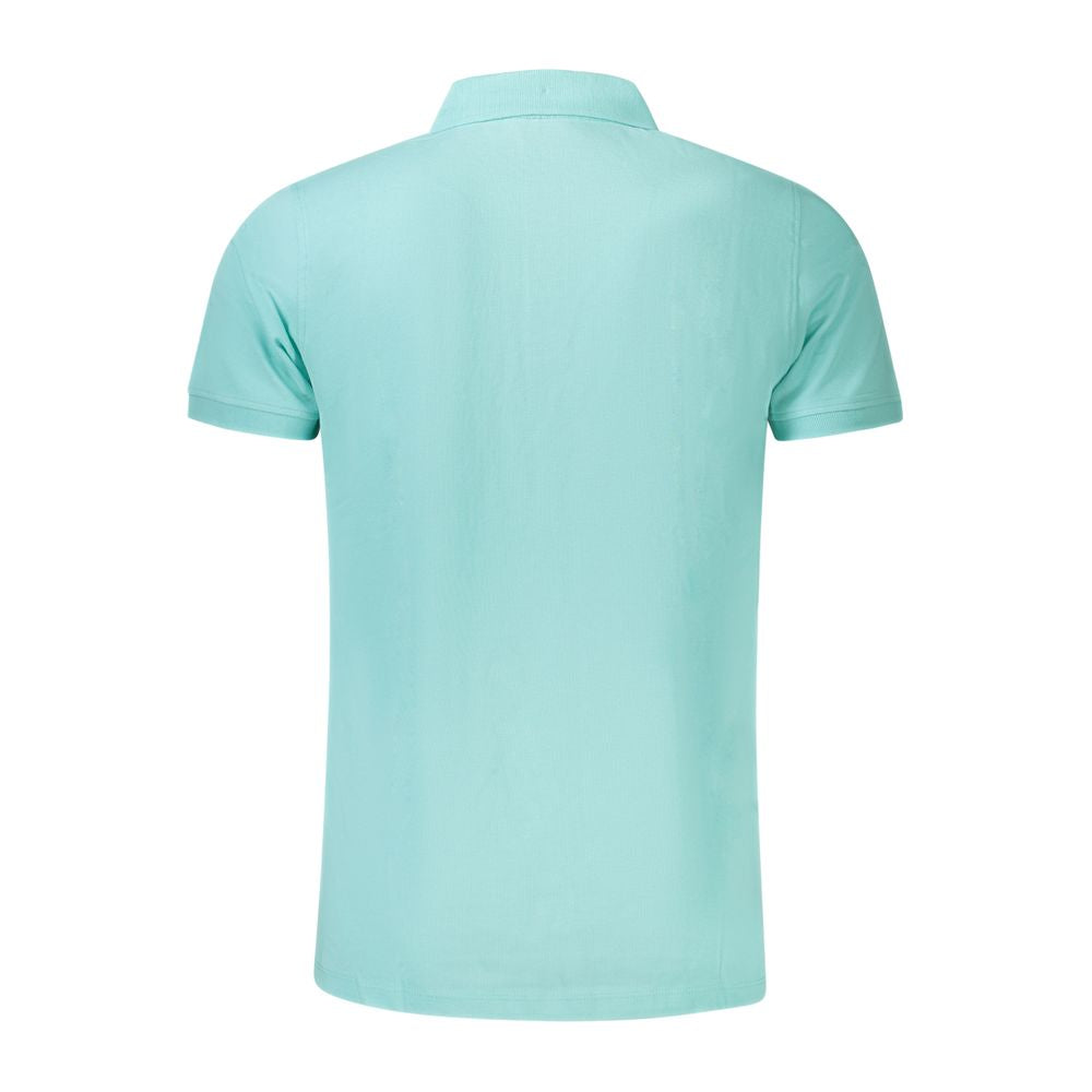 Norway 1963 Azzurro Cotton Men Polo